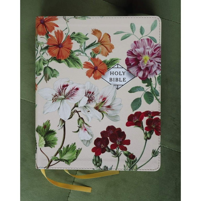 Zondervan, NASB Bible, 1995 Text, Leathersoft Almond Floral