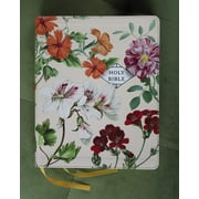 Nasb, Artisan Collection Bible, Leathersoft, Almond Floral, Red Letter Edition, 1995 Text, Comfort Print, (Hardcover)