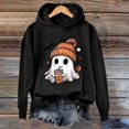 thumbnail image 2 of WZXFASHION Autumn Ladies Casual Comfortable Plus Velvet Fresh Sweet Color Matching Sweater Female Clearance pullover sweater, 2 of 4