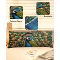 thumbnail image 6 of Peacock Body Pillow Cover, Pillowcase Protectors with Zipper, Breathable Decorative Throw Pillow Case Cover, Watercolor Animal Vintage Farmhouse Pillow Shams for Couch Sofa 20x54Inch, 6 of 8