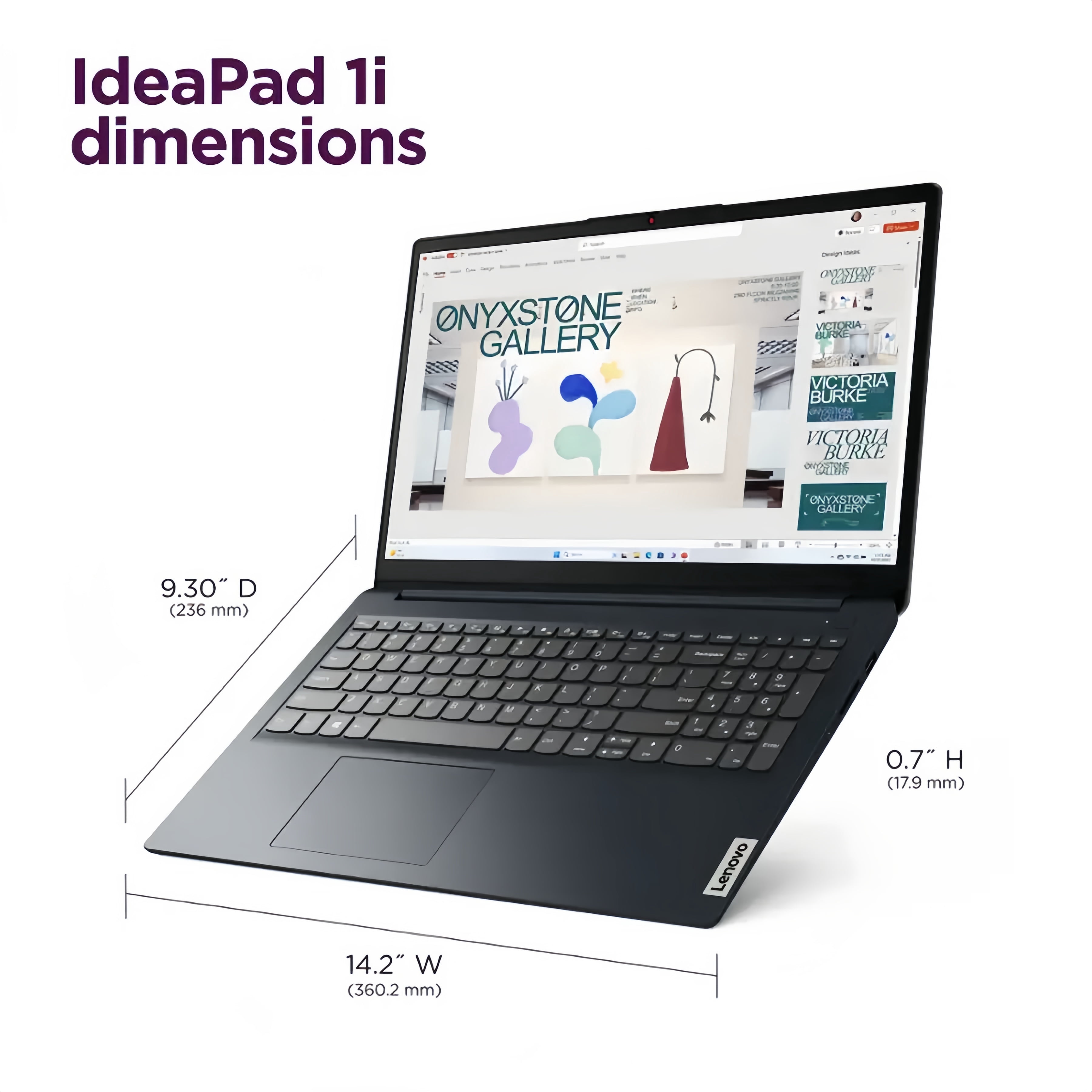 Lenovo IdeaPad 1i 15.6" FHD Touchscreen Laptop, Intel 13th Gen Core i5-1335U, Copilot AI, Webcam with privacy shutter, Numeric Keypad, Wi-Fi 6, Windows 11 Home, w/Mouse (16GB RAM | 1TB PCIe SSD)