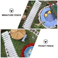 thumbnail image 3 of FENGGUIQU 3Pcs Mini Garden Fence for Decorative Use 11.8x2x0.08in, 3 of 8