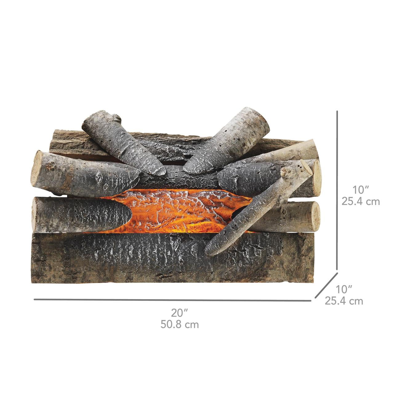 Pleasant Hearth L-20W Electric Crackling firelog