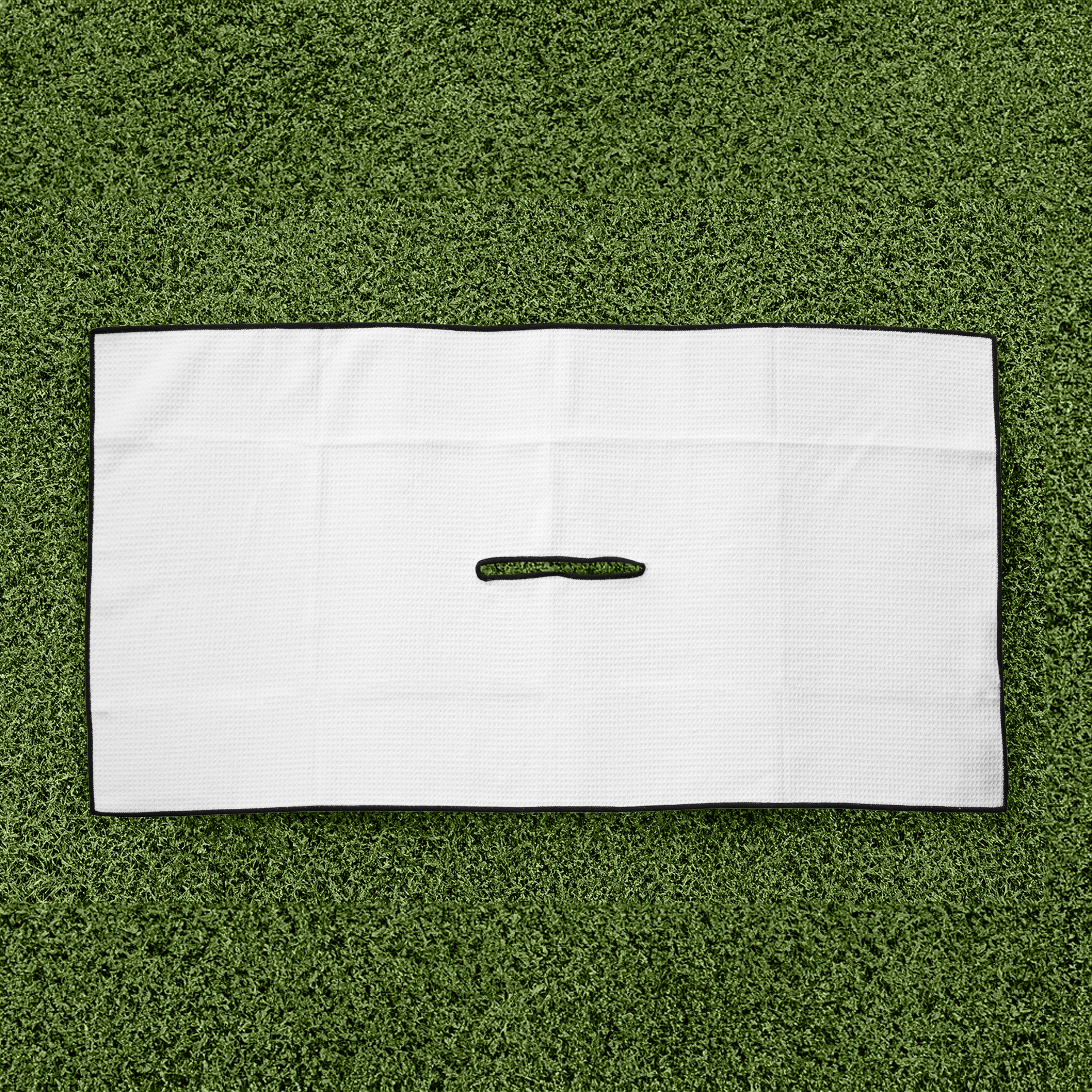 Athletic Works White Microfiber Golf Towel, 40x16" - Absorbent