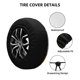 thumbnail image 2 of Balery Happy Fall Y'All Cubiertas para Neumáticos - Protector Resistente para Neumáticos de Camioneta, SUV, Remolque, Camper y RV-15 inch, 2 of 6