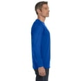 thumbnail image 3 of Gildan Heavy Cotton 5.3 oz. Long-Sleeve Men T-Shirt Royal Small, 3 of 3