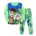 thumbnail image 1 of Conjunto de pijama de Mickey para niños y niñas, ropa de algodón con dibujos animados, aire acondicionado, para el hogar, 1 of 4