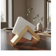 thumbnail image 1 of 2pcs Servilletero Triangular De Madera Minimalista 12 Cm Xtellar cafe, 1 of 4