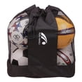 thumbnail image 3 of Large Football Mesh Bag Soccer Ball Backpack With Adjustable Shoulder Strap Outdoor Basketball Mesh Drawstring Net Sports, 3 of 12