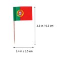 thumbnail image 5 of ULTNICE Portugal National Flag Cupcake Toppers Food Picks for Decoration 100 Pieces Safe for Food Use, 5 of 8