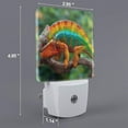 thumbnail image 2 of Balery Chameleon Pattern LED Night Light with Automatic Sensor Plug in Night Light with Dusk-to-Dawn Light Sensor LED Nightlight 0.5W-UK, 2 of 7