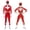 Jason Lee Scott, variant on Guvpev Adult Red Ranger Costume, Halloween Cosplay Dress Up Outfits, 3D Spandex Superhero Deluxe Zentai Jumpsuit for Halloween Party Fancy Dress up