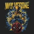 thumbnail image 2 of Junior's Marvel: Deadpool & Wolverine Paint Splatter Festival Muscle Graphic T-Shirt, 2 of 4