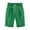 Green#3, variant on Bmisegm Summer Shorts for Women Plus Size Solid Color High Waist Elastic Waist Beach Workout Light Bermuda Shorts with Pocket Khaki XXXL