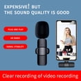 thumbnail image 3 of 2021 Upgrade Plug-Play Wireless Lavalier Microphone Compatible with iPhone, Android, Samsung, GoPro, DSLR- Clip On Mic for Recording YouTube Video (NO APP or Bluetooth Needed), 3 of 6