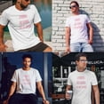 thumbnail image 3 of Greenyef Graphics I Paused My Game to Be Here Gamer Gift Funny Tee Men's T-Shirt Style-13 (White & Pink, Medium), 3 of 6