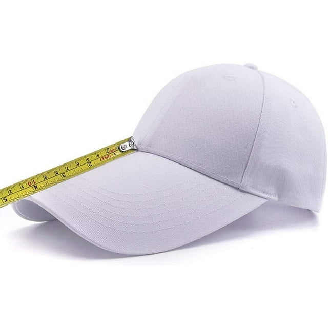 XINQIHANG Hommes Femmes Casquette de Baseball Unie Ajustable Super Extra Longue Casquette à Visière Strapback