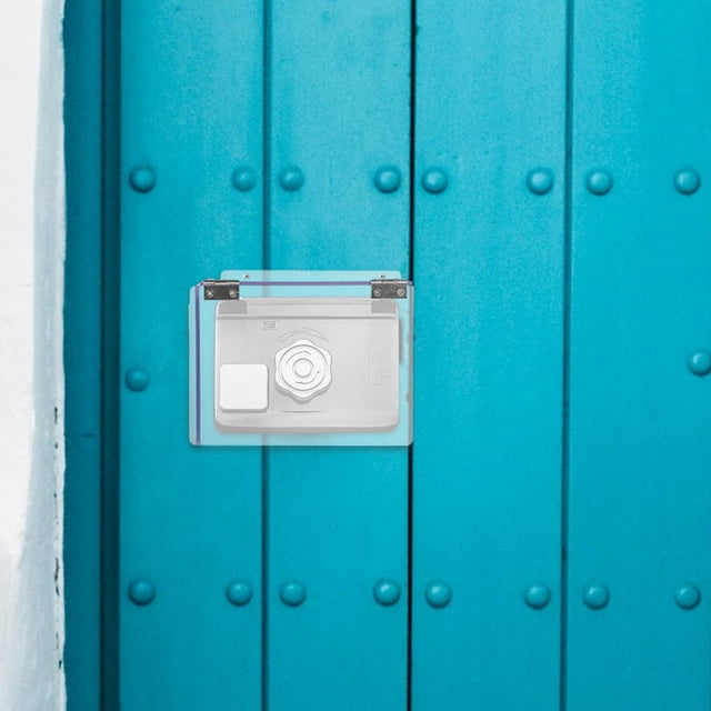 WEAVILUX Protector Transparente Para Timbre De Puerta Resistente Al Agua Con Cubierta Acrílica Duradera