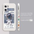 thumbnail image 3 of Funda para OPPO FIND X6 X3 REALME X7 X50 RENO 2 4Z 4 6 Lite 5Z 5F 4G 5G PRO Funda de silicona líquida divertido astronauta paseo espacial, 3 of 5