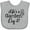 AC-Heather Grey, variant on Inktastic Life's a Garden, Dig It Boys or Girls Baby Bib