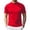 Red, variant on Shirts for Men Slim Fit Crew Neck Basic Tees Stretch Comfortable Casual Wrinkle Free Solid Color Thermal Tops