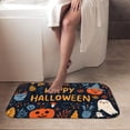 thumbnail image 4 of 1pc Happy Halloween Absorbent Non-Slip Bathroom Thickened Flannel Rug Decor,Soft,Quick Drying,Suitable For Indoor/outdoor Use,Bathrooms,Bedrooms,Kitchens,Terrace,Laundry Rooms,16"x24", 4 of 9