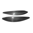 thumbnail image 4 of Embellecedores para faros delanteros de coche, cejas, párpados, molduras de fibra de carbono para Opel H 2004-20, patrón de fibra de carbono, 4 of 5