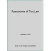 Foundations of Tort Law [Paperback - Used]