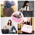thumbnail image 6 of 1Set Wool Felt Purse Organizer Insert Makeup Bag in Bag Accessories with Small Zipper Pouch Pink 29x15x16cm, 6 of 6