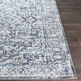 thumbnail image 6 of Livabliss Area Rugs for Living Room, 5ft Round Monte Carlo Traditional Blue Round Rug, Bedroom Dining Room Home Decor Stain Resistant Carpet (5'3" x 5'3"), 6 of 8