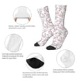 thumbnail image 3 of Yiaed Playing Rabbit Print Great elasticity Crew Socks Sports socks for Men and Women, 3 of 5