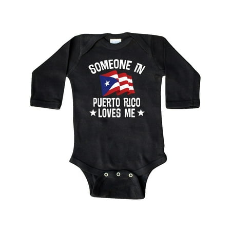 

Inktastic Someone in Puerto Rico Loves Me Gift Baby Boy or Baby Girl Long Sleeve Bodysuit