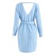 thumbnail image 1 of Mini vestido de punto de murciélago,Mini vestido de punto Ropa de mujer Mini vestido de punto sin espalda Grado profesional, 1 of 4