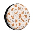 thumbnail image 1 of Balery Cute Squirrel Fall Cubiertas para Neumáticos - Protector Resistente para Neumáticos de Camioneta, SUV, Remolque, Camper y RV-14 inch, 1 of 6