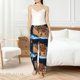 thumbnail image 4 of Balery Ocean Scene with Noah's Ark Pantalones de pijama para mujer, pijamas ultraligeros, pantalones de estar por casa-Small, 4 of 6