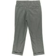 thumbnail image 2 of Nautica Mens Mini Houndstooth Pleated Pants 32x32 Charcoal Trousers, 2 of 2