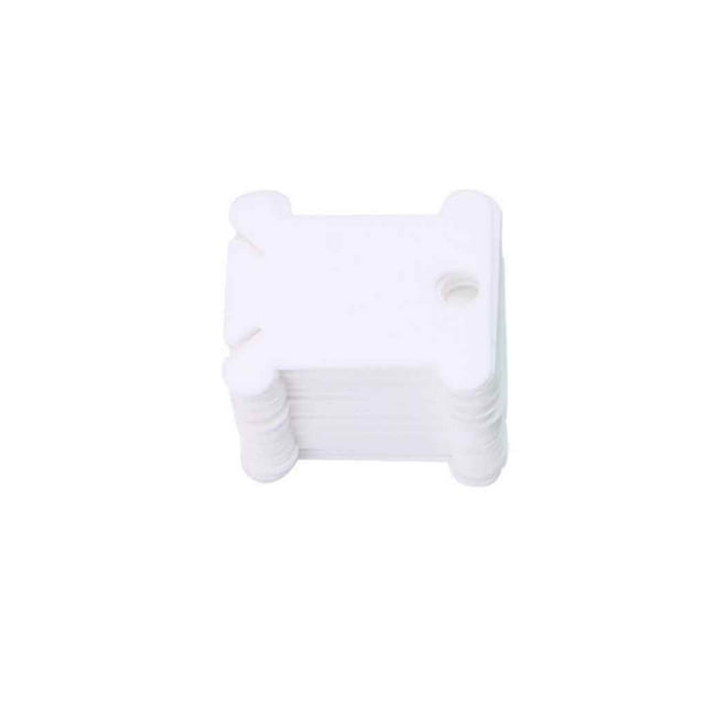 100Pcs Embroidery Floss Craft Thread Cross stitch Bobbin Cross Stitch Plastic Storage Holder Sewing Needlecraft