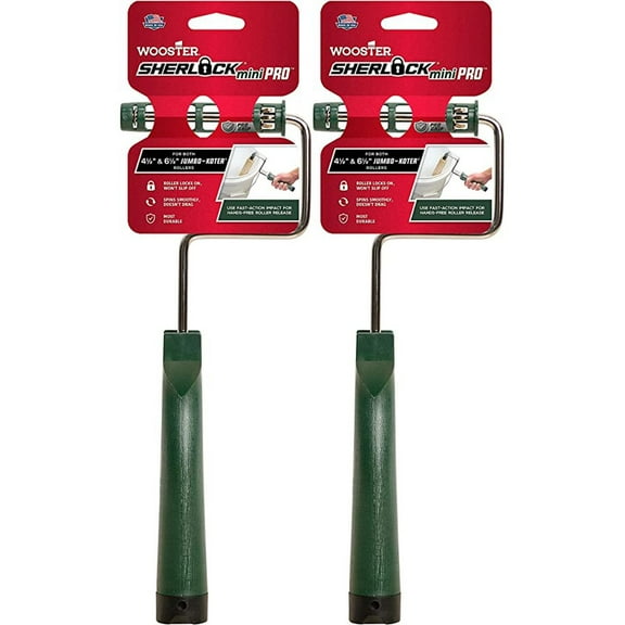 Wooster Genuine Sherlock Mini Pro Roller Frame 2-Pack, RR013-2PK