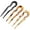 Beige, Brown, Blue, variant on Qumonin French Hair Pin French Pin, Hair Sticks, Tortoise Shell Hair Forks, 3pcs