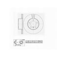 thumbnail image 6 of UltraHC Coated High Carbon Brake Rotor, Front UR002597, BMW 120i 2012-2005, 6 of 6