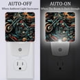 thumbnail image 2 of Motorcycle theme LED Square Night Lights with Motion Sensor - Modern and Energy Efficient Illumination for Any Room - for Hallways, Bathrooms, and Bedrooms, 2 of 6