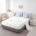 thumbnail image 5 of Castle Fairy Cartoon Plane Bedding Comforter Set,Transportation Theme Full Bedding Set, 5 of 8
