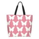 thumbnail image 1 of Balery Butterfly 2 Bolsa Tote Estilo Estético con Cremalleras, Bolsa de Hombro, Bolsa de Compras Grande y Plegable, 1 of 8