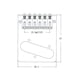 thumbnail image 4 of 6 Tornillos de Pastilla de Puente de Silla de para Reemplazo de Guitarra Eléctrica - Dorado Sunnimix Puente de Guitarra Eléctrica, 4 of 5