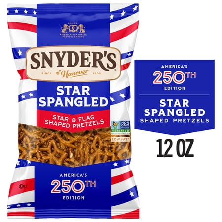 Snyder's of Hanover Star Spangled Pretzels, 12 oz Bag