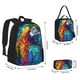 thumbnail image 2 of Balery Colorful Parrot Jungle Dream Mochila Escolar 3 en 1 para Niños - Mochila Resistente con Lonchera Térmica y Estuche - Mochila Escolar para Niños y Niñas, 2 of 7