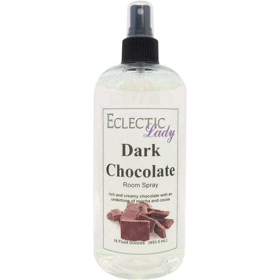 Dark Chocolate Room Spray by Eclectic Lady, 16 Ounces, Fragrant Aromatic Room Mist For Home, Room, Office