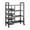 80cmx135cm, variant on veasfak Storage Shelves with Wheels 4 Tier Metal Shelf Rack for Office Closet Garage 80cmx135cm