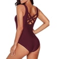 thumbnail image 4 of Women's One Piece Swimsuits Modest Bathing Suits Training Women Athletic Swimwear, 4 of 4