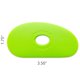 thumbnail image 2 of Rib para cerámica MudTools Shape 1 de polímero, color verde (G1), 2 of 3